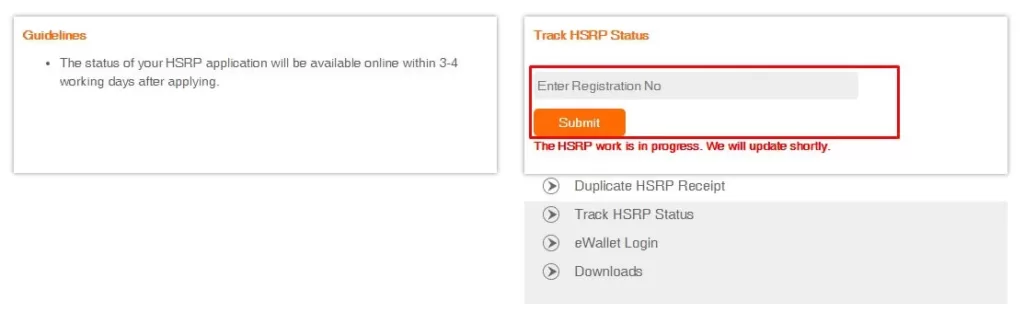 HSRP Punjab High Security Number Plate Registration | Apply Online Process, Status Fees of State Punjab 3 Track Status HSRP Punjab