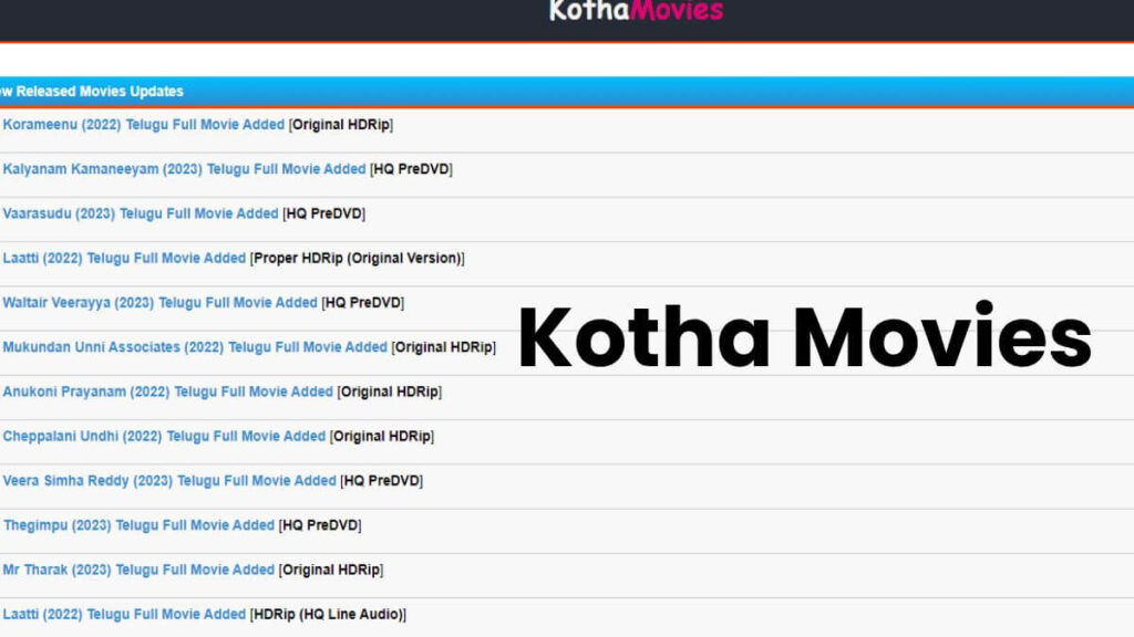 Kotha Movies