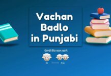 120+ Vachan Badlo in Punjabi Language | ਪੰਜਾਬੀ ਵਿੱਚ ਵਚਨ ਬਦਲੋ Vachan Badlo in Punjabi